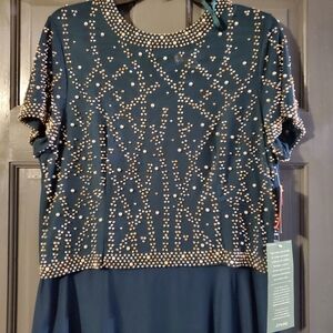 Embellished Green Dress